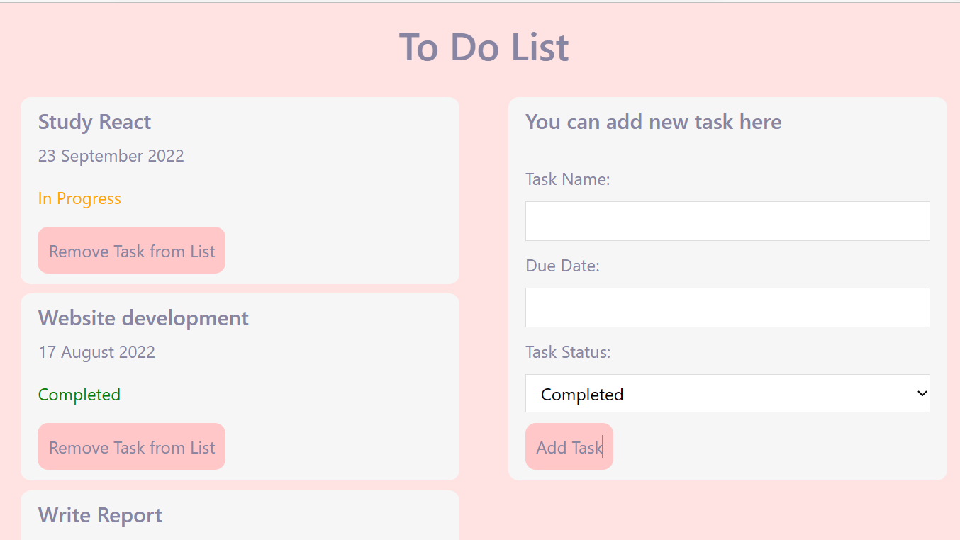 To-do-list project